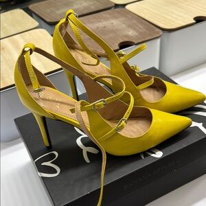 Banana Republic Bright Yellow Heels